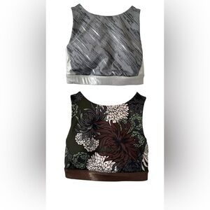 JoyLab 2-Piece Activewear Set Sports Bra Floral NWT